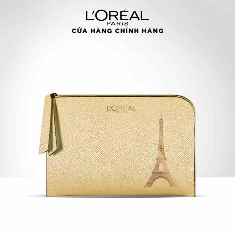 [Quà tặng không bán] Ví cầm tay gold LOreal Paris