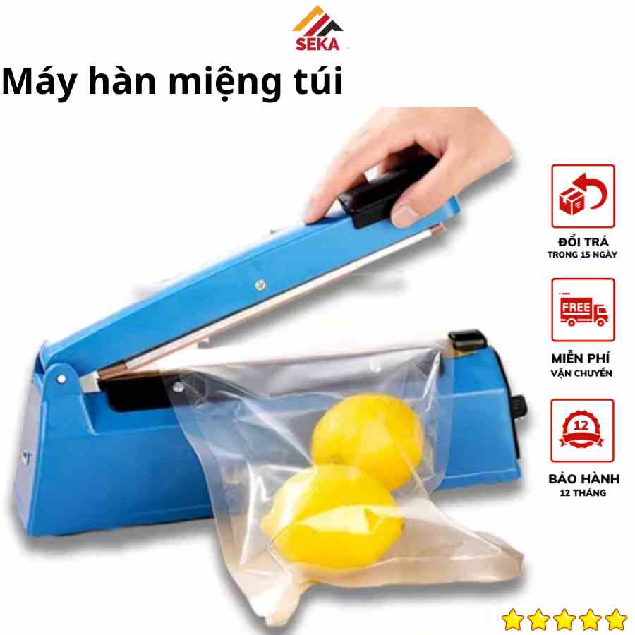 Máy hàn miệng túi kaw dập tay để bảo quản thực phẩm, lỗi 1 đổi 1