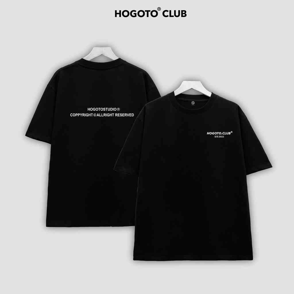 Áo thun Local Brand HOGOTO S/S 2022 - shop Hogotoclub - nam nữ unisex 100% cotton định lượng 230gsm from rộng oversize