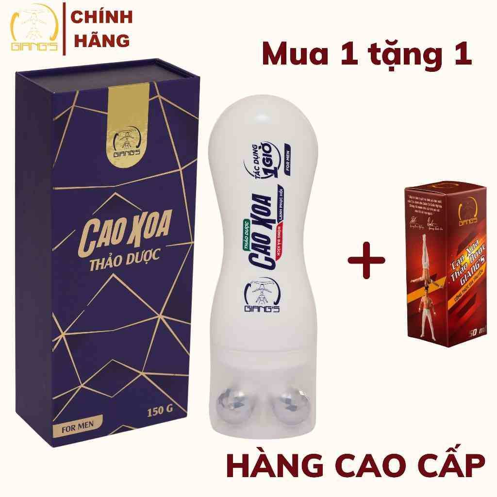 Gel xoa bóp GIANGS - Dầu xoa bóp nóng lạnh massage đầu lăn cao cấp -  Giảm đau nhanh dành cho nam chai 150ml