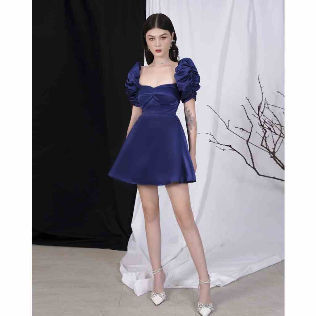 Đầm nữ thiết kế tay phồng form xòe tôn dáng IRIS DRESS - GOÛT DE JUN