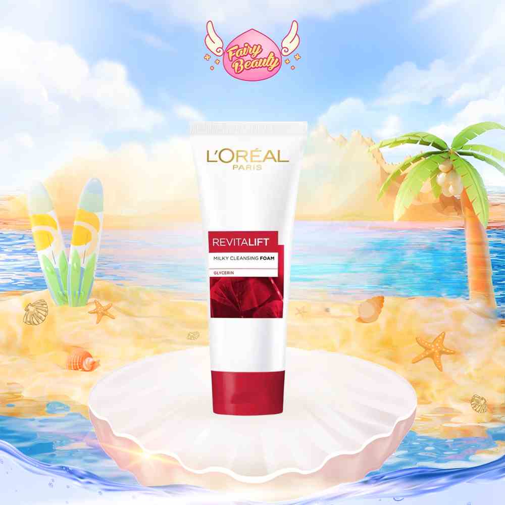 [LOREAL PARIS] Sữa Rửa Mặt Cấp Ẩm Loại Bỏ Tế Bào Chết Và Ngăn Ngừa Lão Hoá Chuyên Sâu Revitalift Cleansing Foam 100ml