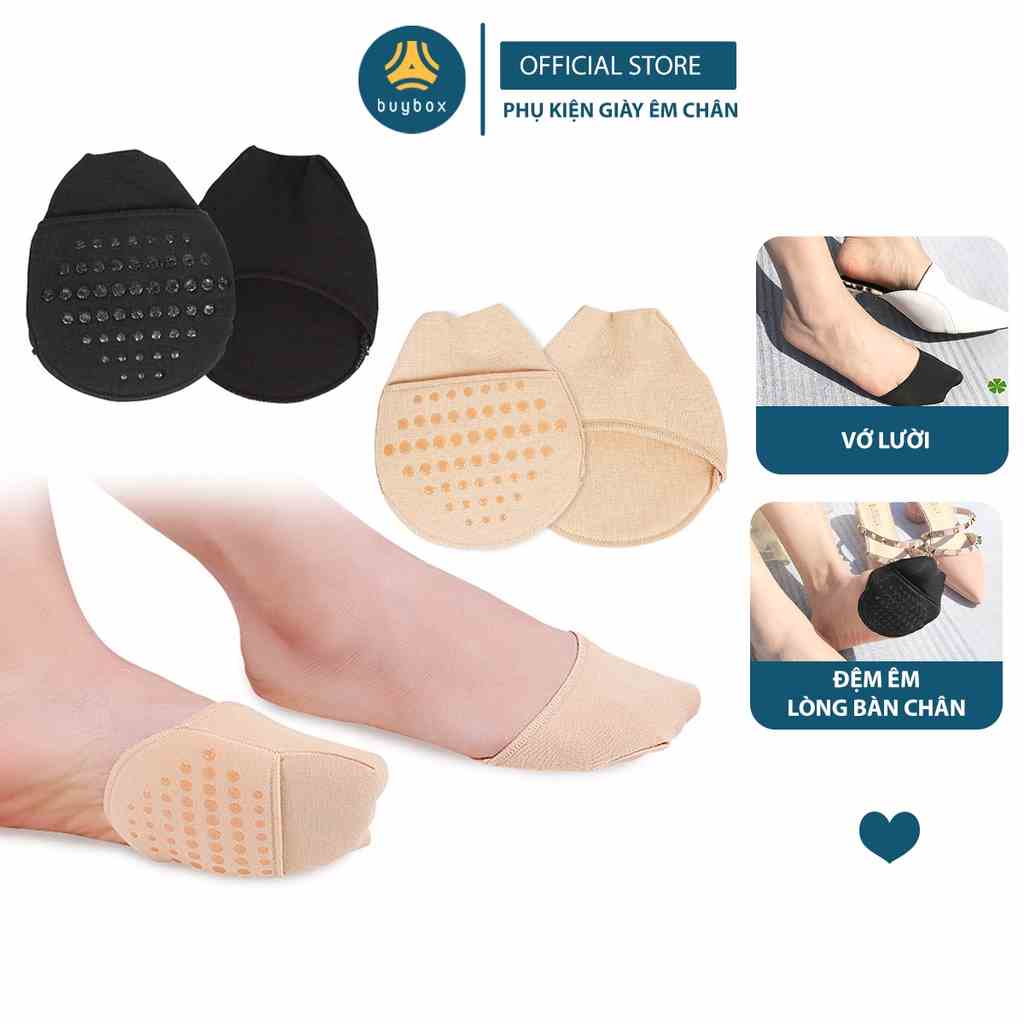 Vớ thiết kế mỏng nhẹ, màu sắc tinh tế, kết hợp hạt silicone massage - BuyBox - BBPK340