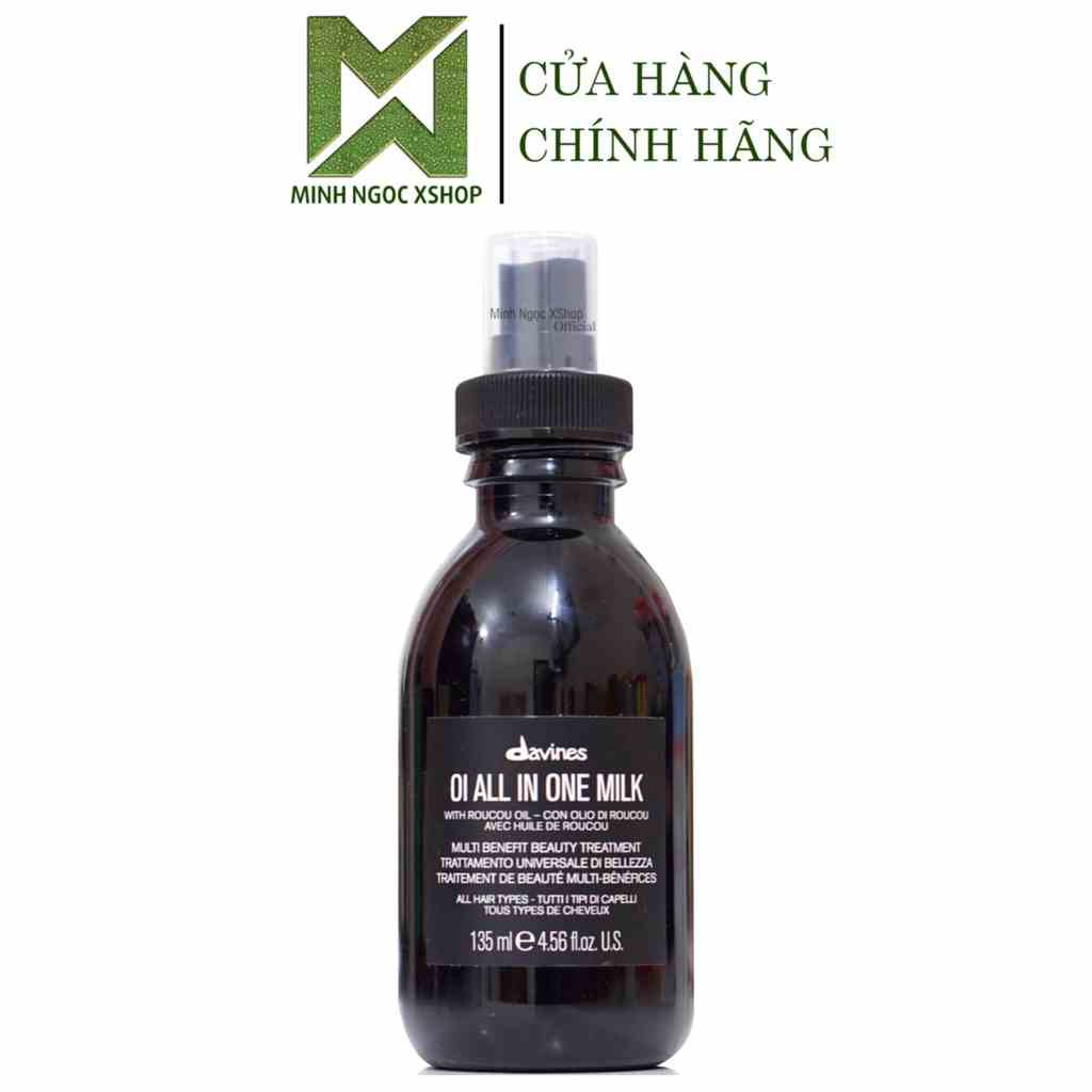 Xả khô chăm sóc tóc đa năng Davines Oi All In One Milk 135ML