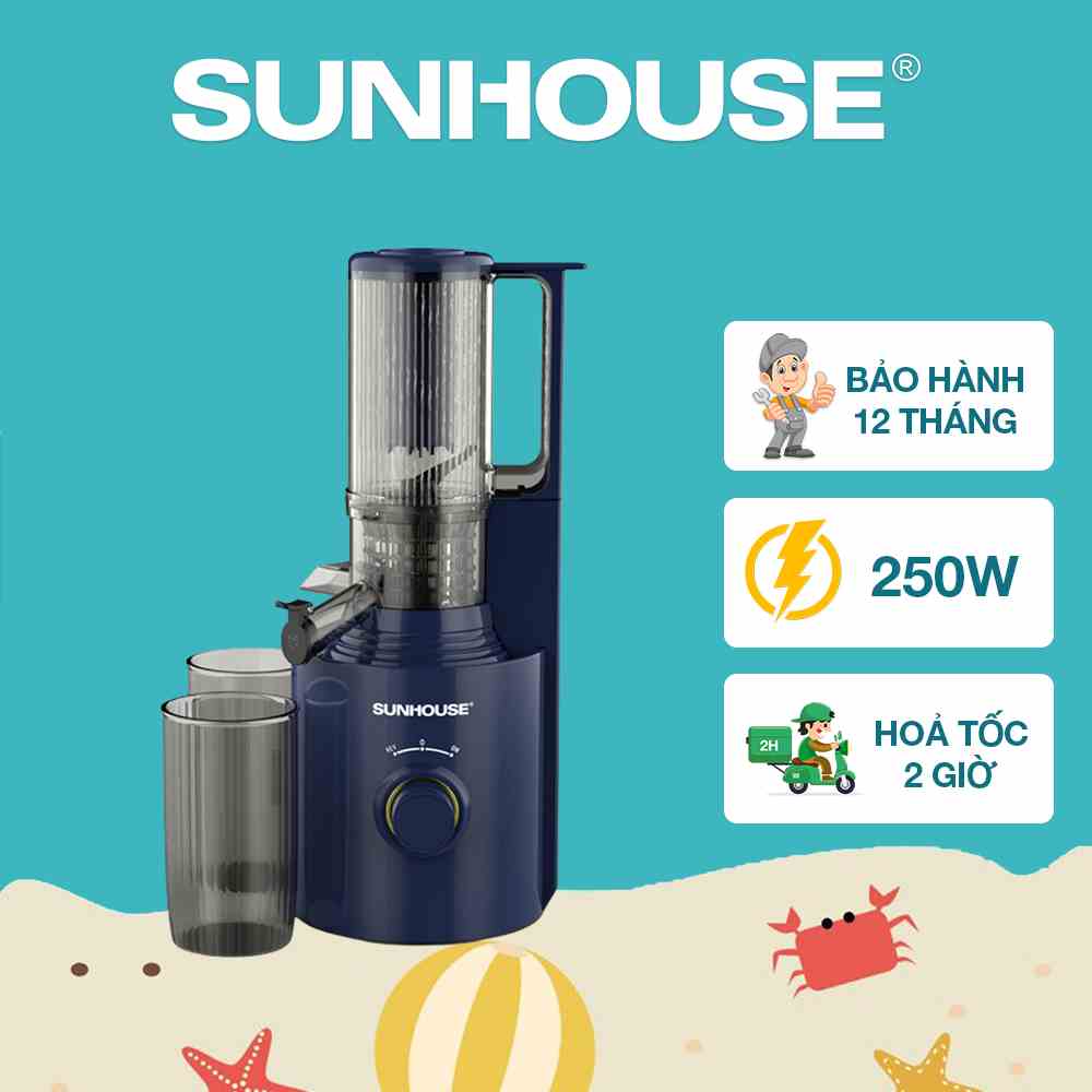 Máy ép chậm SUNHOUSE SHD5512 - Bảo hành chính hãng 12 tháng