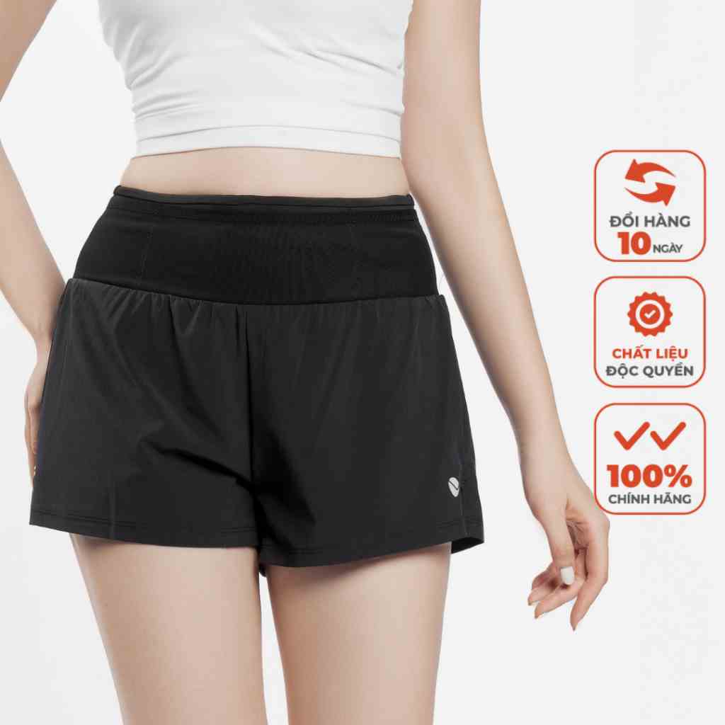 [Mã BMLTB35 giảm đến 35K đơn 99K] Quần Short Chạy Thể Thao Nữ 2 Lớp Livan Sport 210205 Co Giãn Mềm Mịn Thoáng Khí