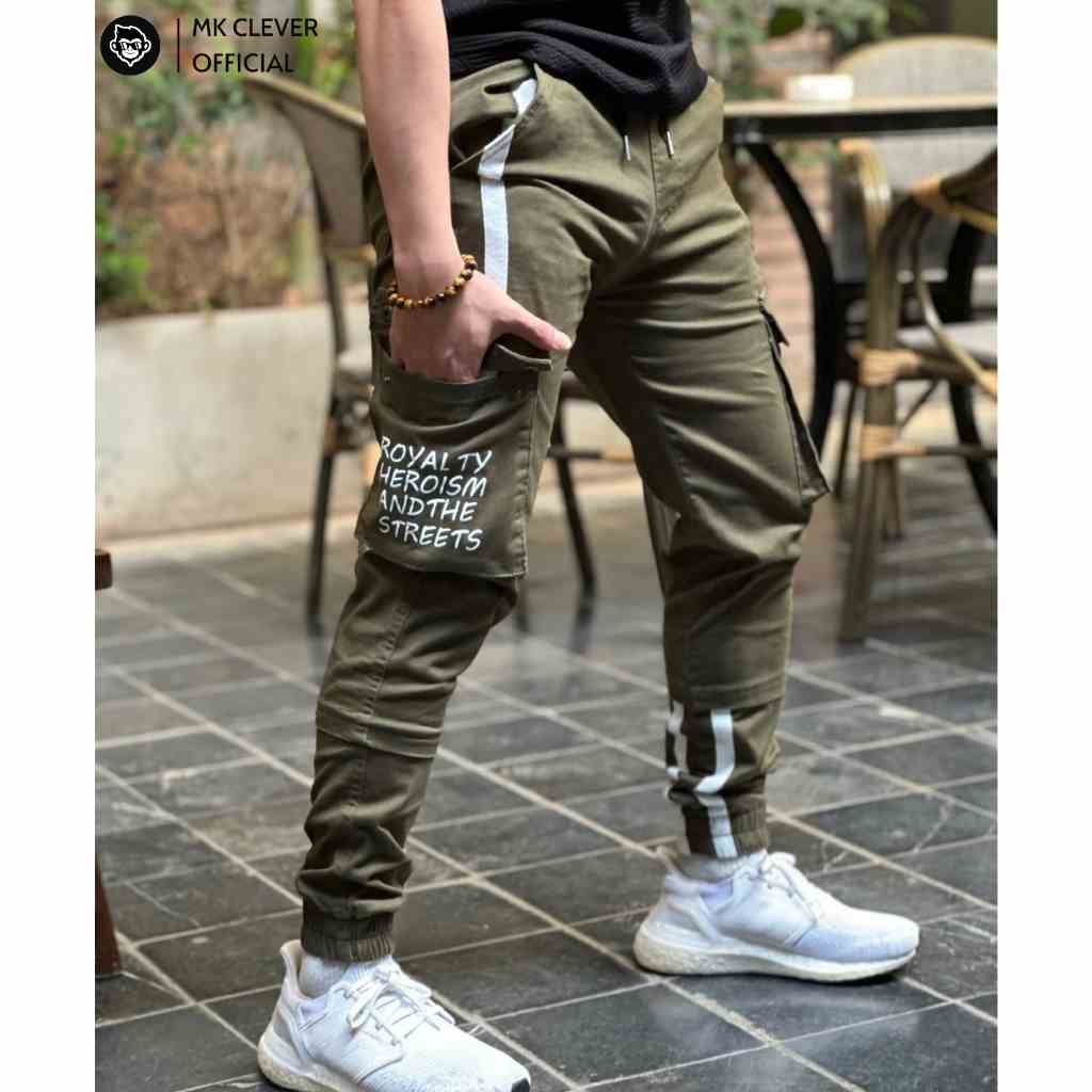 Quần Jogger Túi Hộp Nam Royalty MK CLEVER Vải kaki dày dặn, mềm mịn, Form dáng thể thao, khỏe khoắn, thời thượng