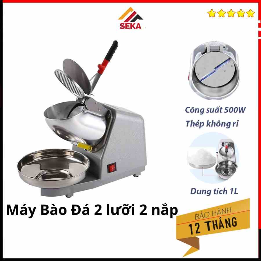 Máy bào đá SEKA xay đá mịn, công suất lớn hoạt động ổn định bảo hành 12 tháng