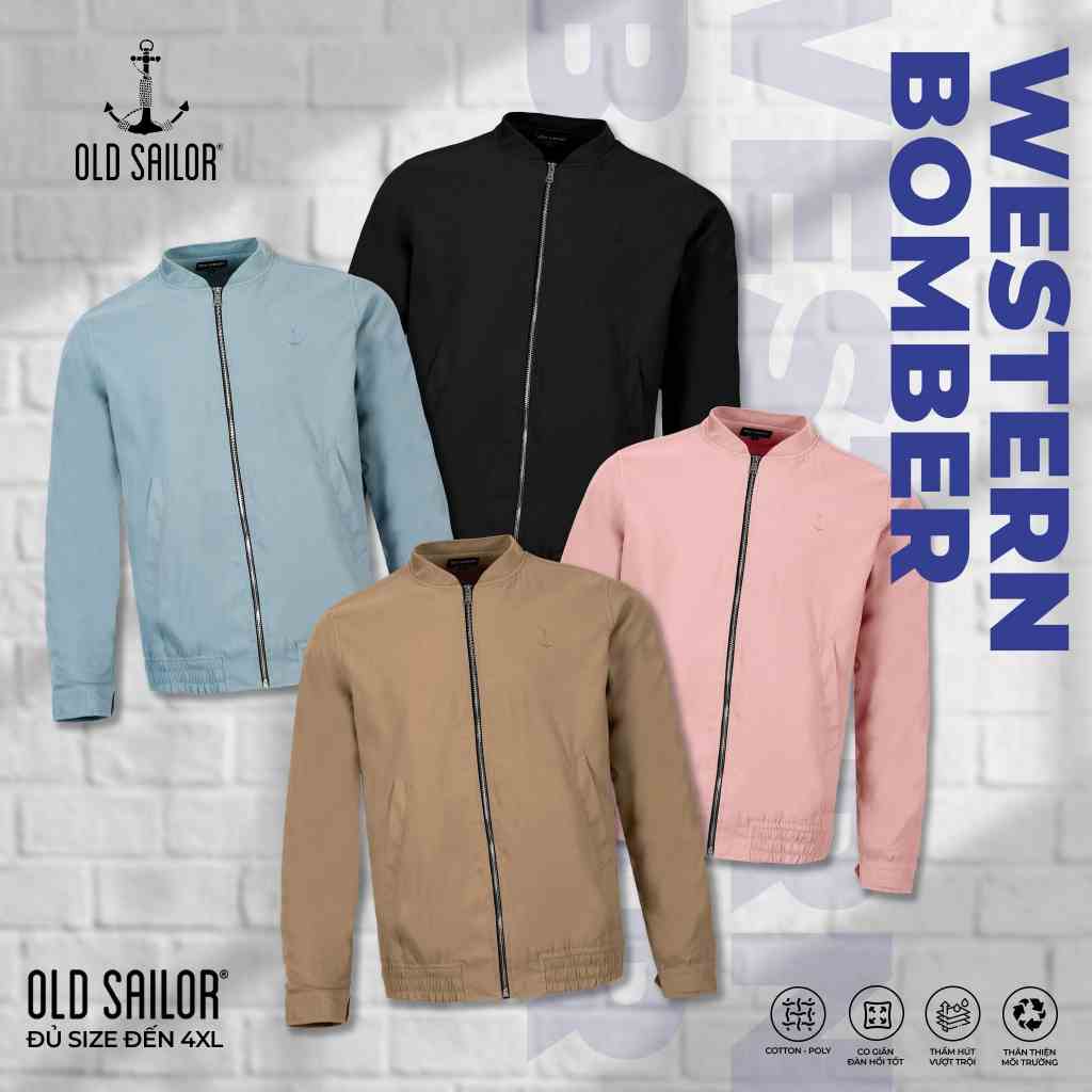 ÁO KHOÁC BOMBER VẢI DA LỘN OLD SAILOR - OSL BOMBER