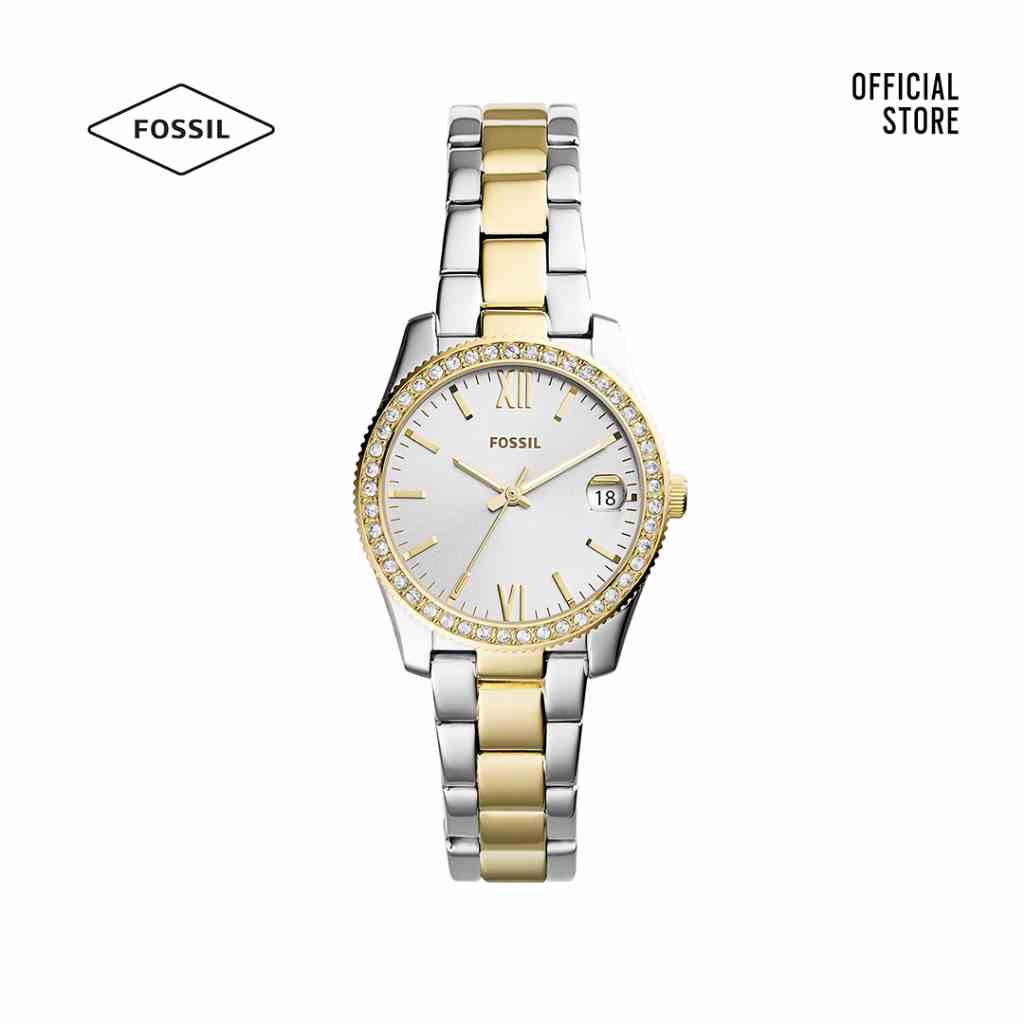 [Mã BMLTA35 giảm đến 35K đơn 99K] Đồng hồ nữ Fossil SCARLETTE MINI dây kim loại ES4319 - hai màu