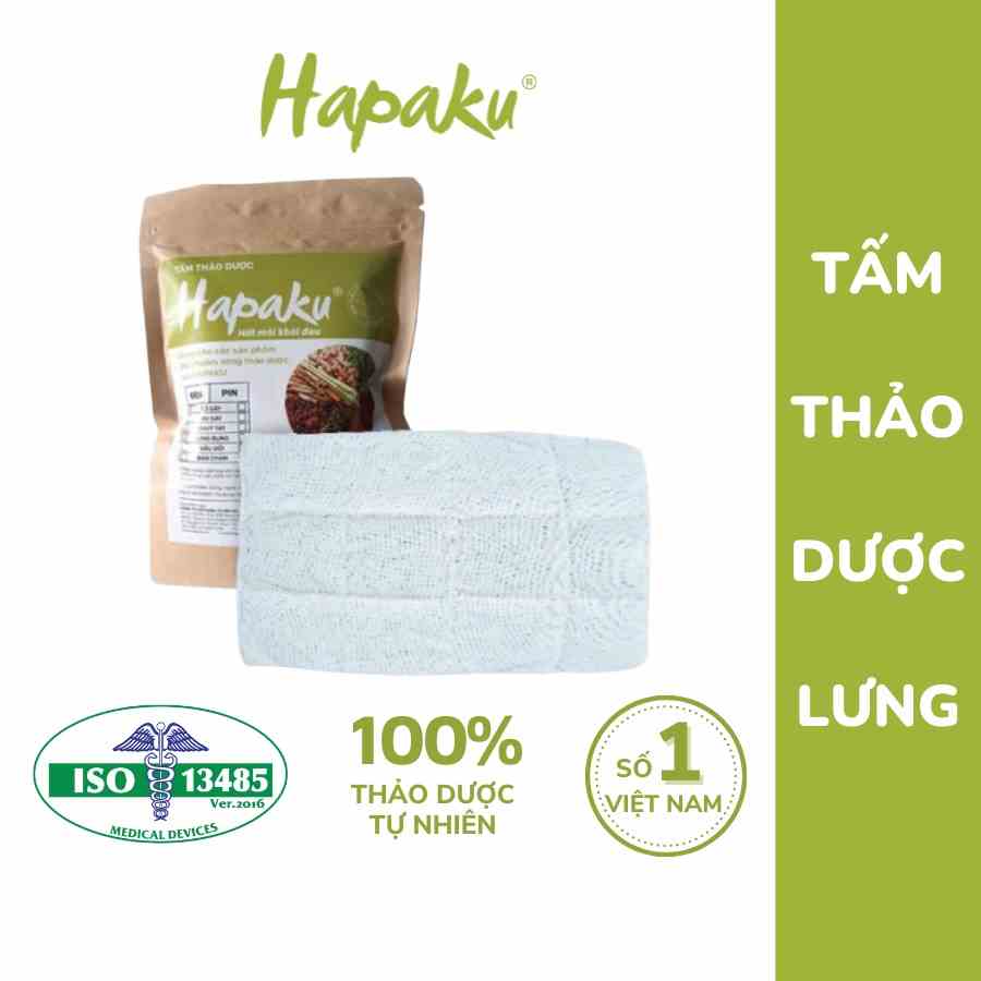 Tấm Thảo Dược Thay Thế Cho Đai Chườm Thảo Dược Lưng Bụng HAPAKU Làm Nóng Bằng Điện