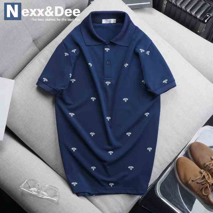 Áo thun POLO nam chấm bi cá sấu họa tiết có cổ bẻ TRẺ TRUNG big size 3xl Nexx&Dee PL29