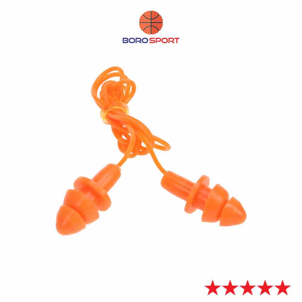 [Mã BMLTA35 giảm đến 35K đơn 99K] Bịt tai bơi silicone cam Cleacco BORO SPORT