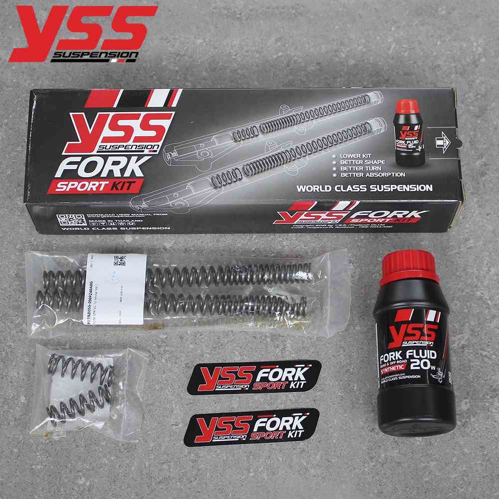 Bộ nâng cấp phuộc trước YSS xe Exciter, Sirius, Jupiter, FreegoS, Grande Y-SO-KIT-04-004 (FORK SPORT KIT)