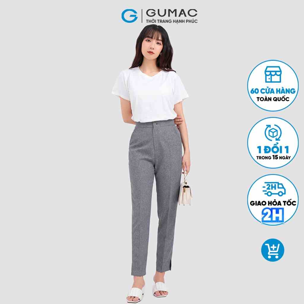 Quần baggy xẻ lai thời trang GUMAC QC12062