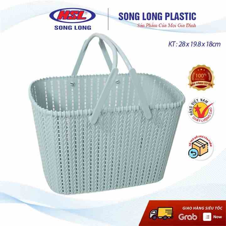 Giỏ đựng đồ đa năng có quai xách- 3069- Song Long