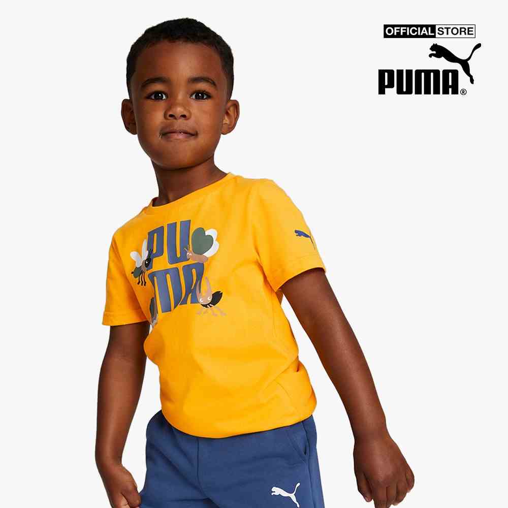 [Mã BMLTB35 giảm đến 35K đơn 99K] PUMA - Áo thun trẻ em ngắn tay Small World 670129-39