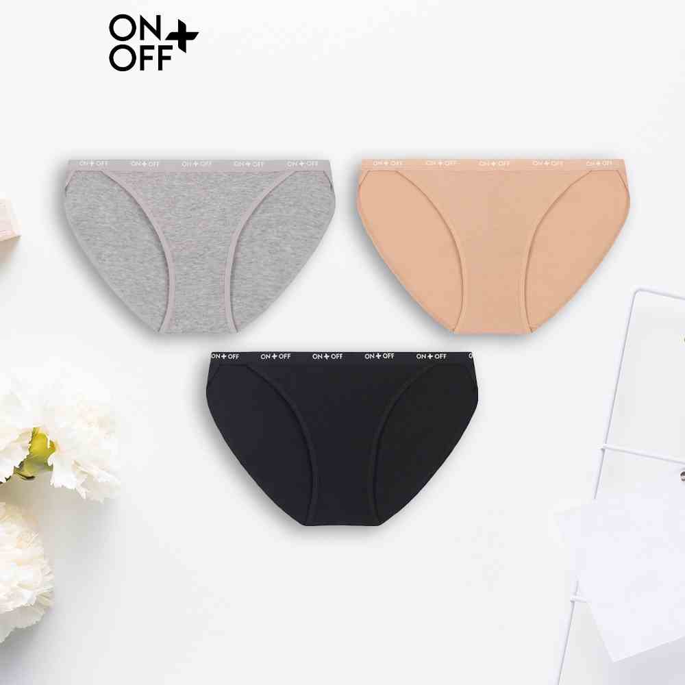 Combo 3 quần lót nữ ONOFF dáng bikini gợi cảm - 16UR22A035