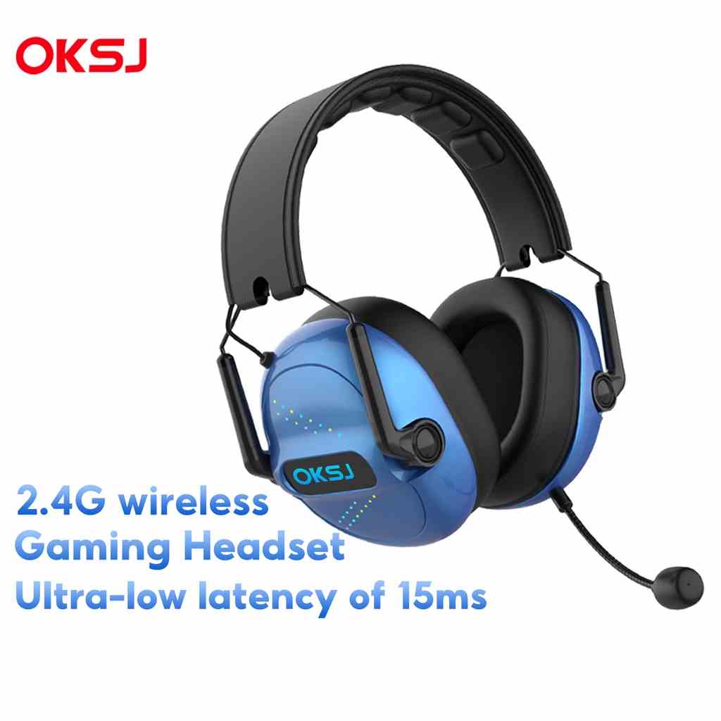 Tai Nghe Chơi Game Không Dây OKSJ G-2000 WIRELESS 2.4G Có micro Nghiệm trò chơi trễ 15ms