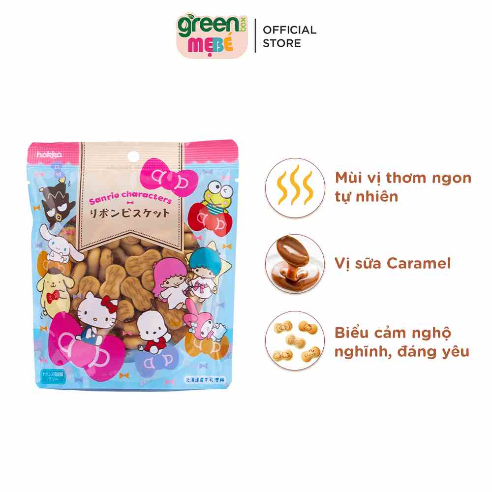 [Mã BMLTB200 giảm đến 100K đơn 499K] Bánh qui hình nơ Sanrio Hokka Nhật Bản 50g đồ ăn nhẹ cho bé