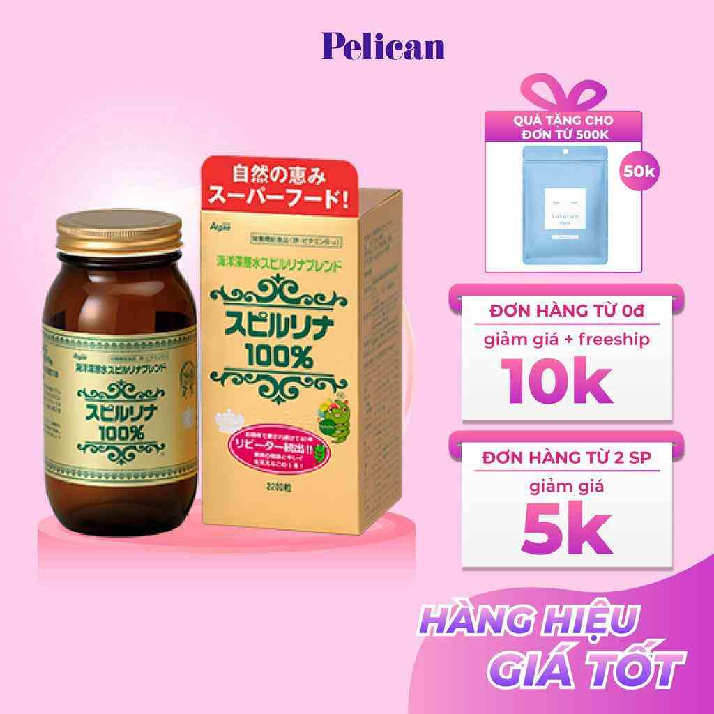 Tảo xoắn Spirulina Japan Algae Deep Ocean từ nước biển sâu Nhật Bản bổ sung lượng lớn Vitamin tăng cường sức khỏe