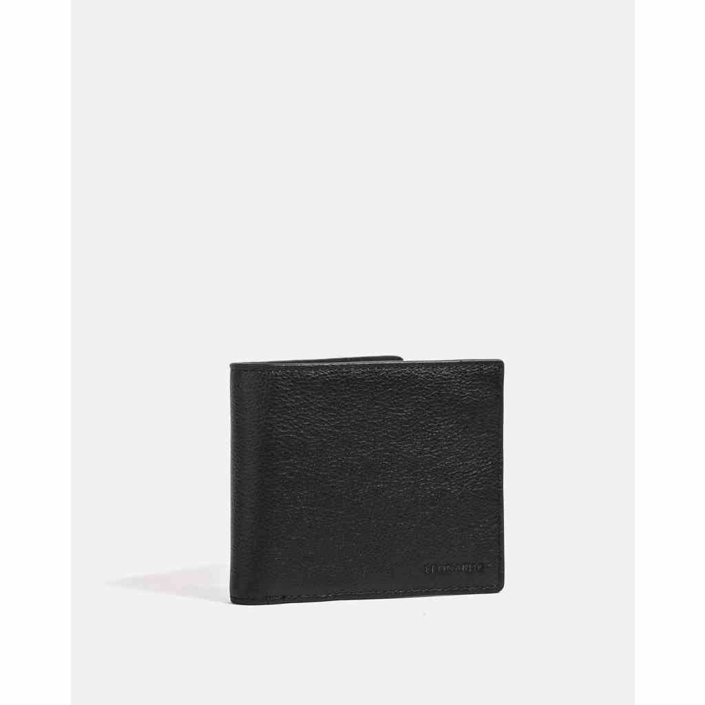 Ví Da Nam Gập Đôi Leonardo - Maslow Wallet - Da Nappa Cao Cấp Bền Bỉ