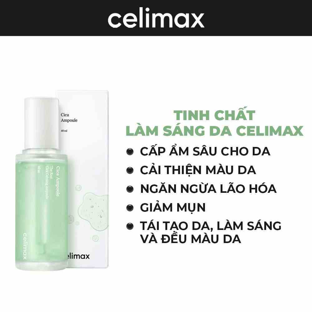 Tinh Chất Làm Sáng Da CELIMAX The Real Cica Calming Ampoule 40ml