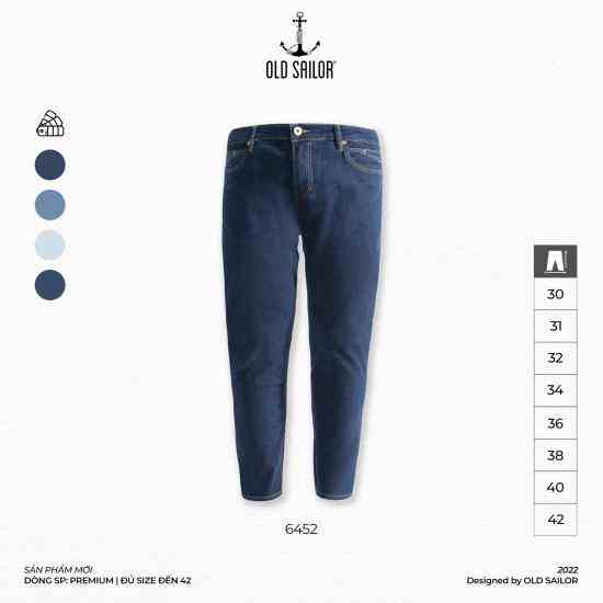 Quần Jean Nam OLD SAILOR - OSL PREMIUM CARROT JEAN - 6452 - Big Size 55-130kg