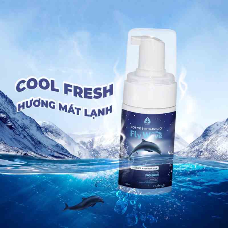 [Mã BMLTB35 giảm đến 35K đơn 99K] Dung dịch vệ sinh nam giới dạng bọt hương mát lạnh Cool Fresh 100ml