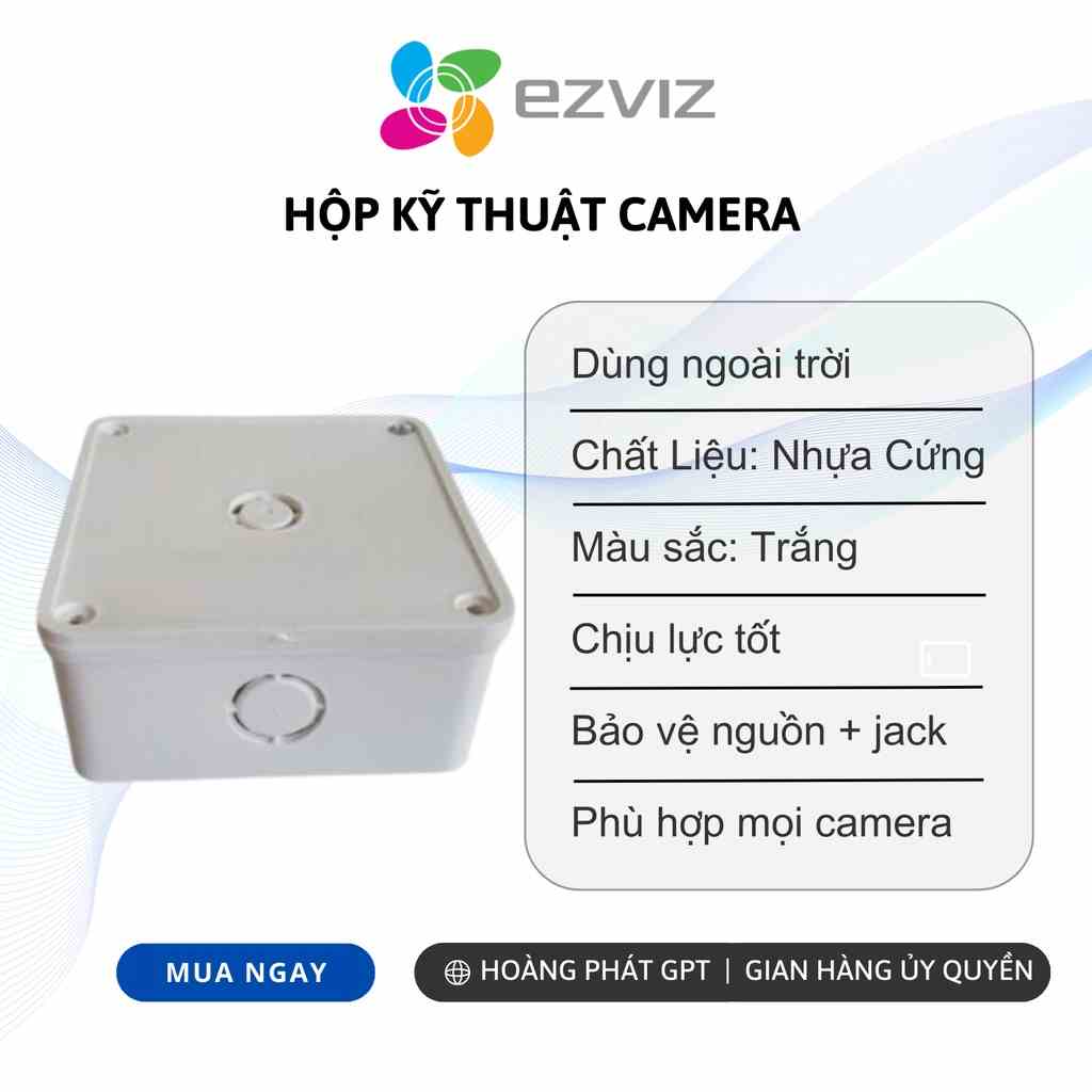 [Mã BMLTA35 giảm đến 35K đơn 99K] Hộp kỹ thuật dành cho Camera Ezviz ngoài trời