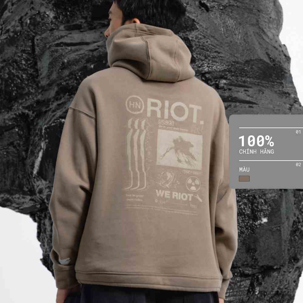 Áo hoodie nỉ HANOI RIOT H0018