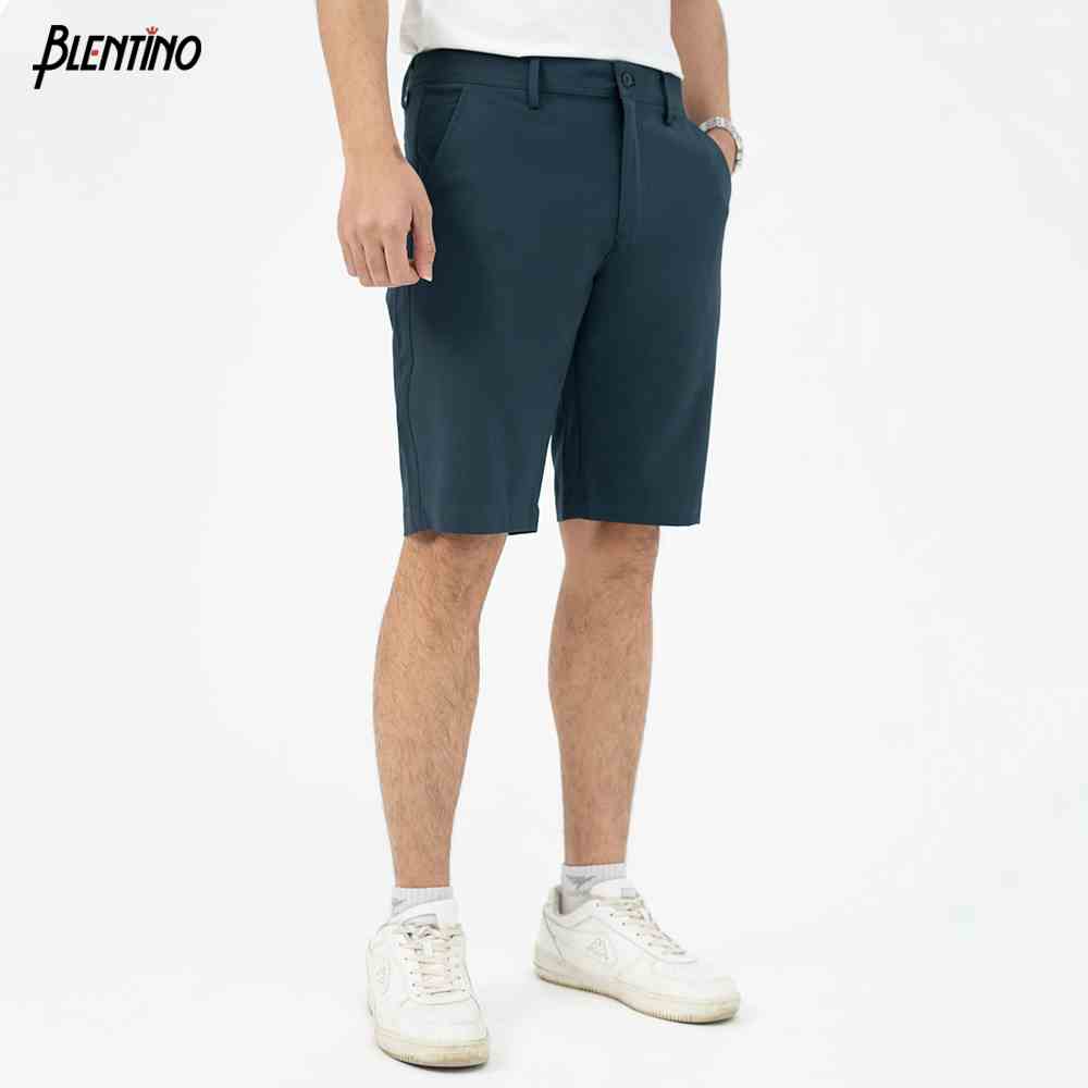 Quần Short Kaki Nam BLENTINO, Chất Liệu Cotton Cao Cấp, Mềm Mịn, Co Giãn , Chất Vải Chống Nhăn (QS2303)