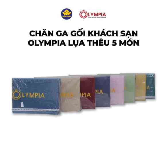 Chăn ga gối lụa thêu 5 món giá rẻ nhất