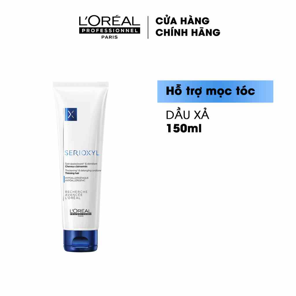 [Mã BMLTA35 giảm đến 35K đơn 99K] Dầu xả cho tóc thưa mảnh rụng kích thích mọc tóc LOREAL serioxyl 150ml