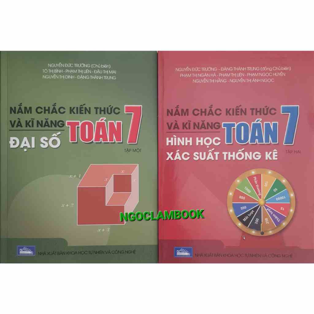 Sách - Combo (Hai tập) Nắm chắc kiến thức và kĩ năng Toán 7