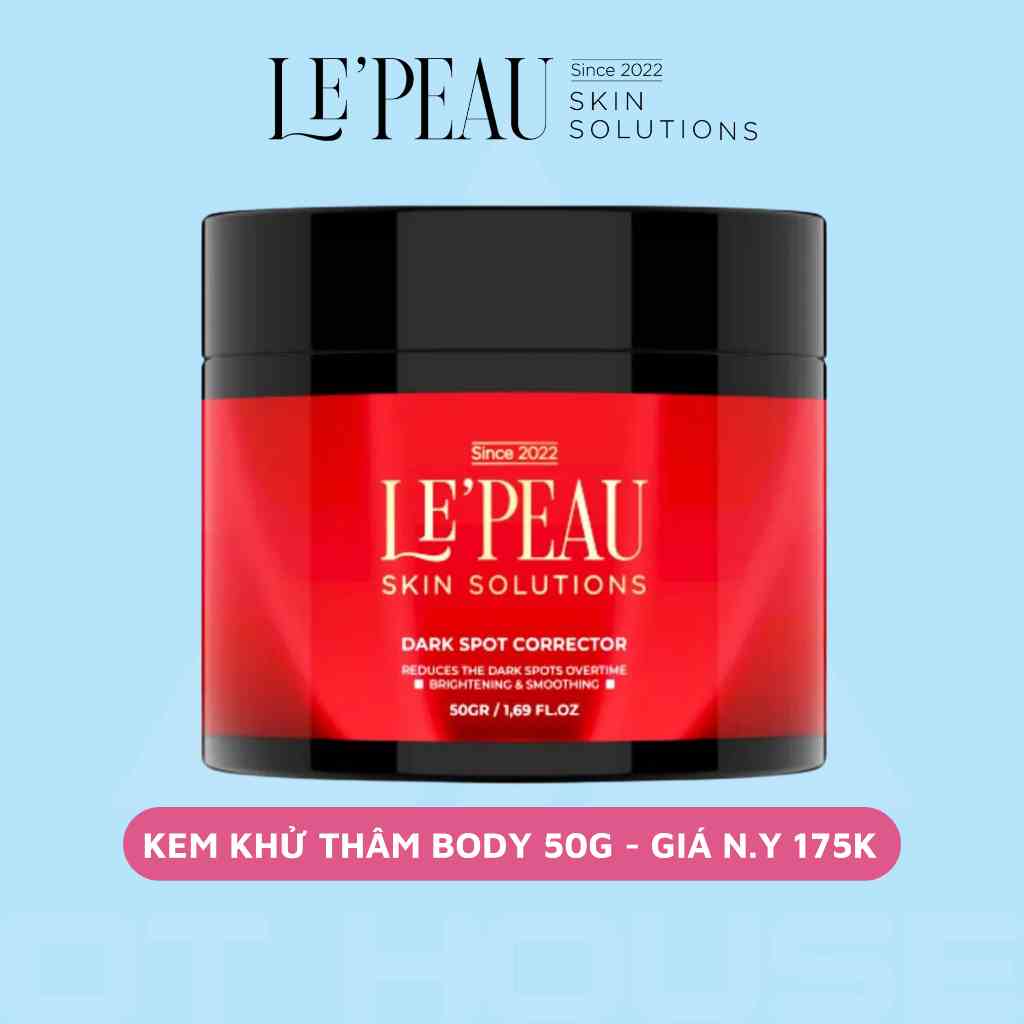 [Mã BMLTB200 giảm đến 100K đơn 499K] Kem khử thâm body LePeau 50G, sáng da, mờ thâm - LePeau