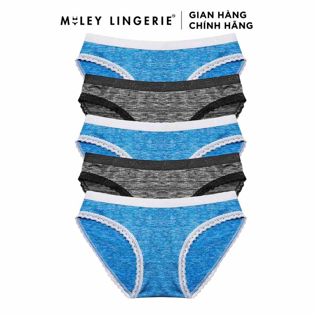 [Mã BMLTA35 giảm đến 35K đơn 99K] Set 5 Quần Lót Thun Lạnh Sớ Gỗ Kháng Khuẩn Miley Lingerie