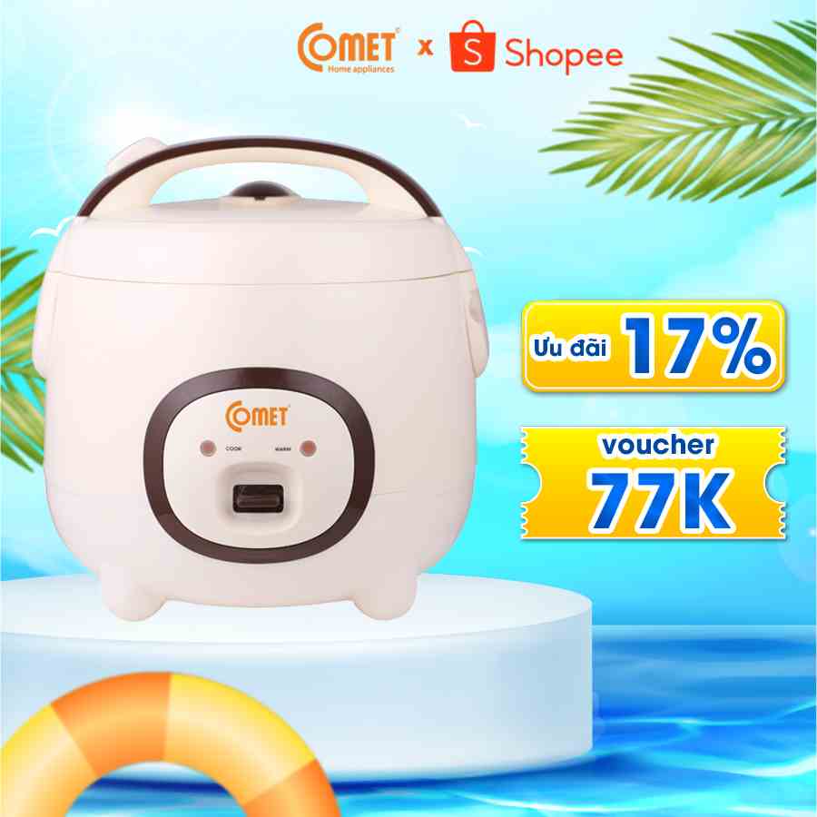 Nồi cơm điện nắp gài 1,8L COMET - CM8007