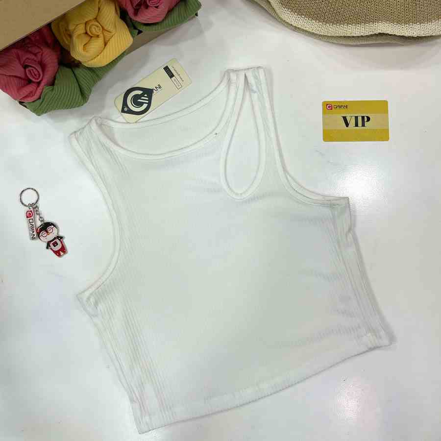 [Mã BMLTA35 giảm đến 35K đơn 99K] Áo thun nữ croptop không tay_abl petite 1