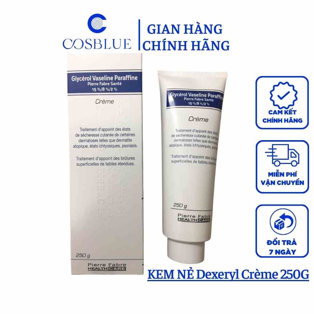 Kem Dưỡng Da Chống Nẻ Pháp Dexeryl Crème 250g - Nẻ Chàm Glycerol Vaseline Paraffine Creme