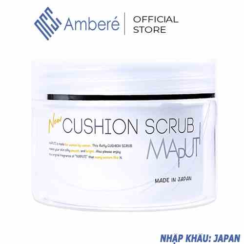 Tẩy Tế Bào Chết và Dưỡng Trắng Da Toàn Thân Maputi Cushion Scrub 150g nhập khẩu Nhật Bản