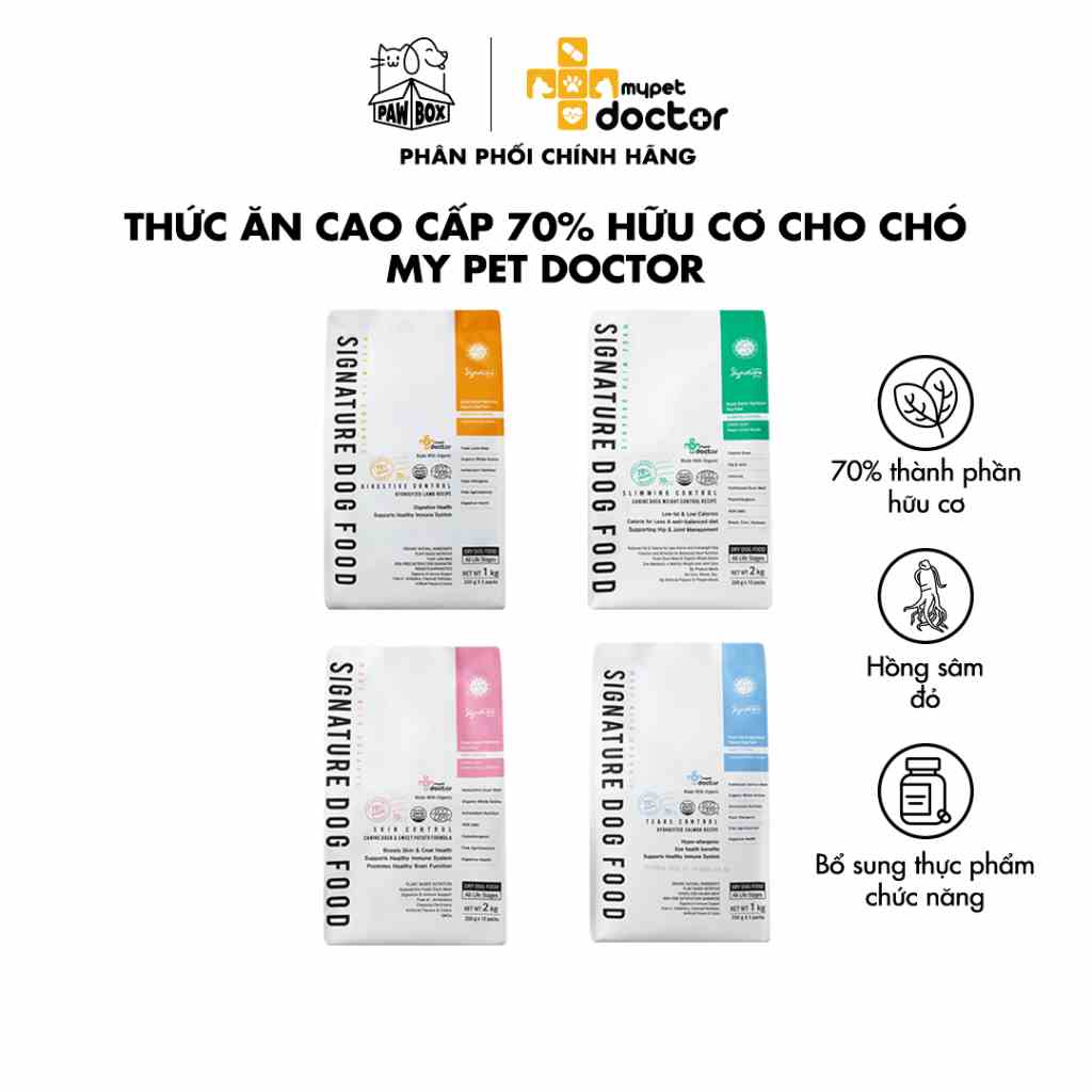 [Mã BMLTB35 giảm đến 35K đơn 99K] Hạt cho chó Mypet Doctor Hàn Quốc hữu cơ dinh dưỡng túi 200gr