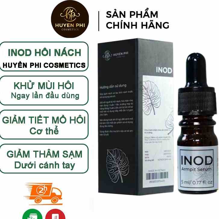 [Mã BMLTB200 giảm đến 100K đơn 499K] Serum khử mùi hôi nách, hôi chân INOD Huyền Phi 5ml