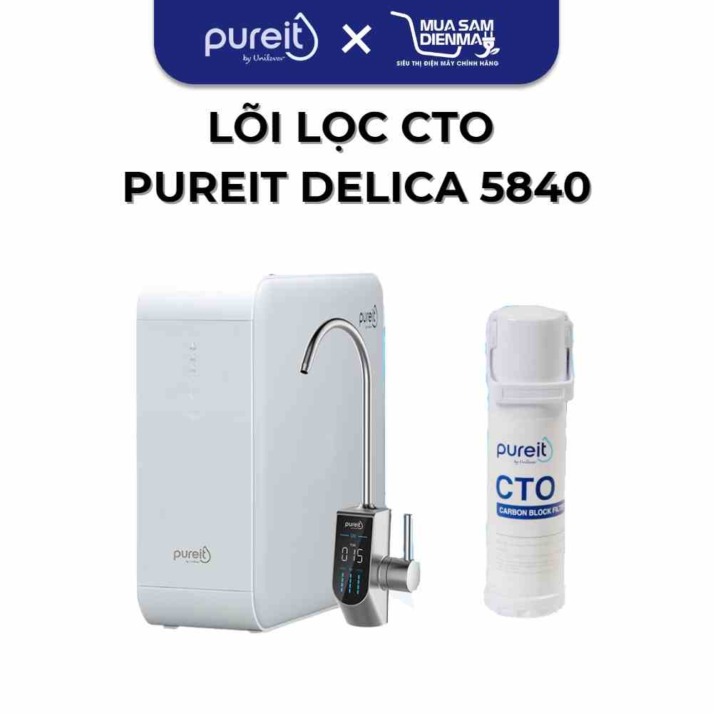 [Mã BMLTB200 giảm đến 100K đơn 499K] Lõi lọc CTO Unilever Pureit Delica - Hàng chính hãng -