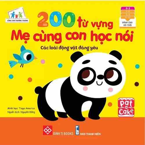 [Mã BMLTB35 giảm đến 35K đơn 99K] Sách - 200 từ vựng mẹ cùng con học nói - Dành cho bé từ 0 đến 3 tuổi