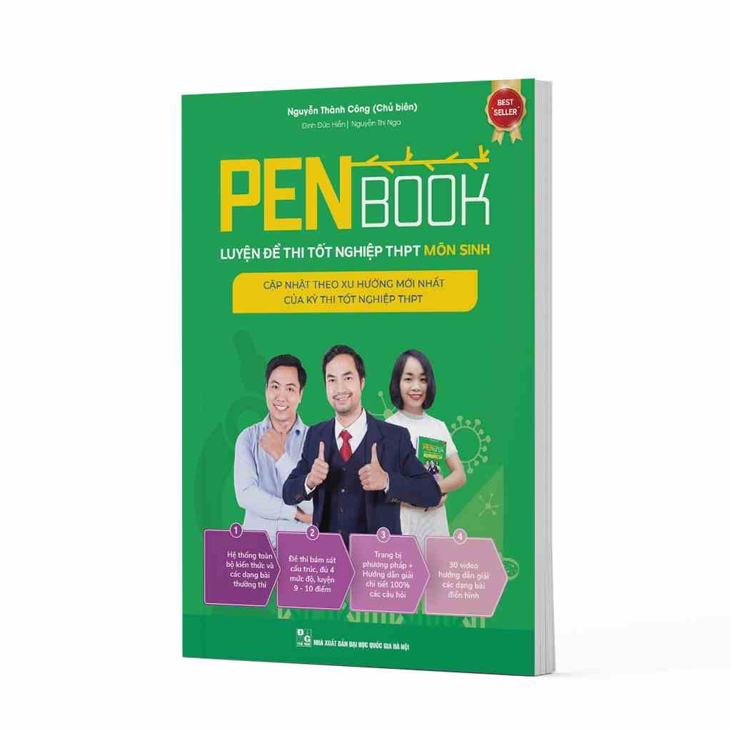 Sách - PENBOOK Luyện đề thi Tốt nghiệp THPT môn Sinh