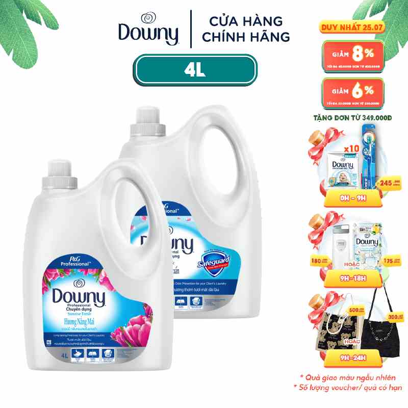 Nước Xả Vải Downy Chuyên Dụng Chai Lớn Tiết Kiệm 4L Mới