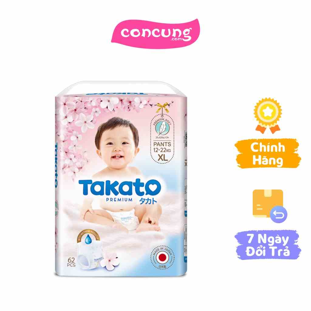 Tã quần Nhật Bản Takato siêu mềm mại (XL, 62 miếng)