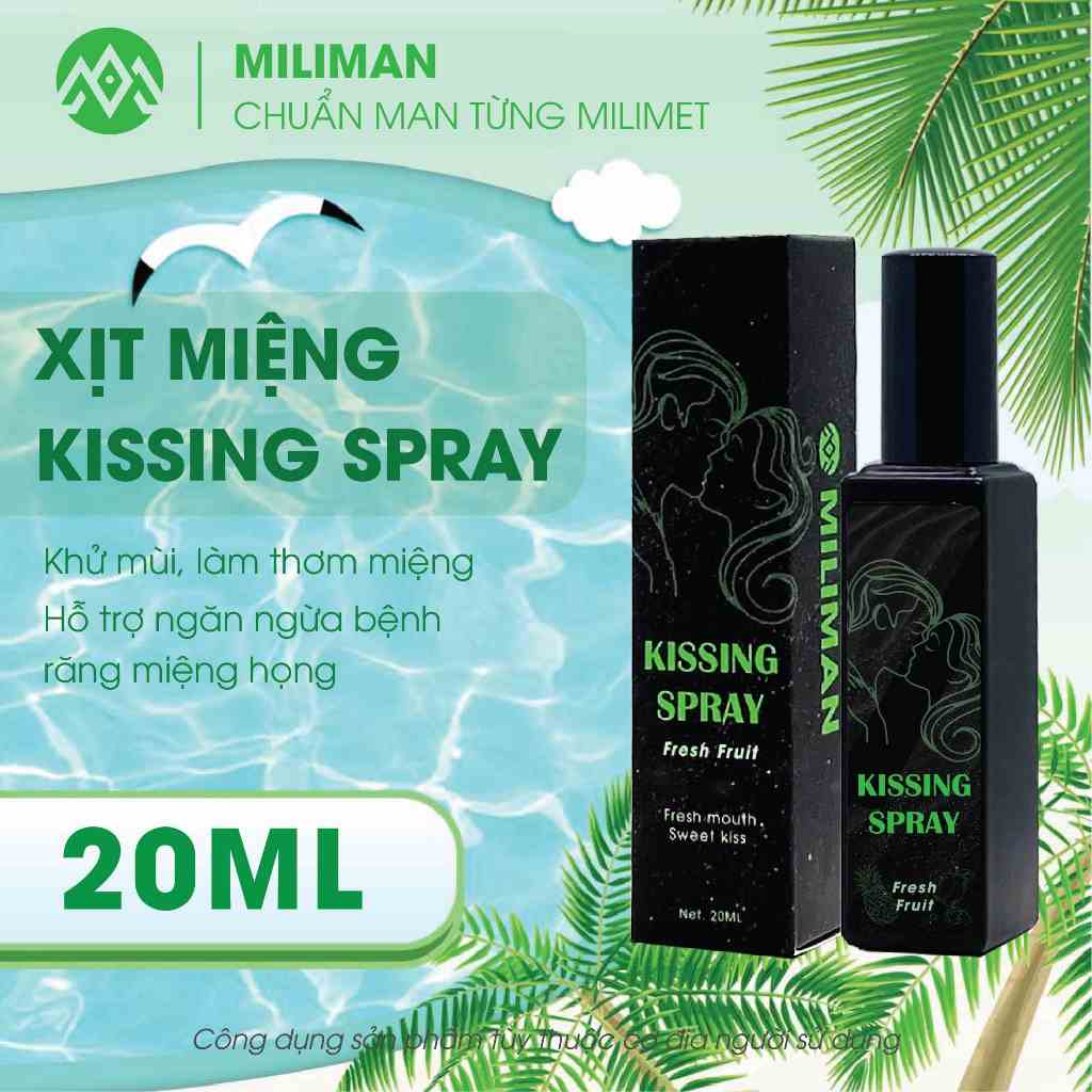 Xịt Thơm Miệng Kissing Spray MILIAMAN