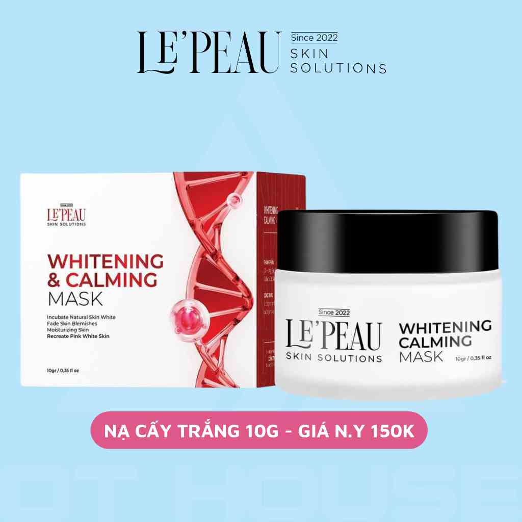 [Mã BMLTB200 giảm đến 100K đơn 499K] Nạ cấy trắng thuần chay LePeau 10g - LePeau